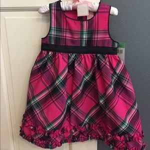 Oshkosh B’gosh pink plaid holiday dress